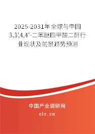 2025-2031年全球與中國3,3',4,4'-二苯醚四甲酸二酐行業(yè)現(xiàn)狀及前景趨勢預(yù)測