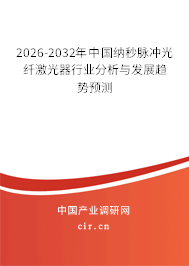 2024-2030年中國納秒脈沖光纖激光器行業(yè)分析與發(fā)展趨勢預(yù)測