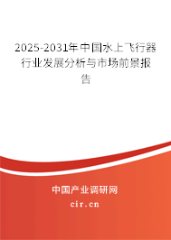 2025-2031年中國水上飛行器行業(yè)發(fā)展分析與市場前景報告 2025-2031年中國水上飛行器行業(yè)發(fā)展分析與市場前景報告