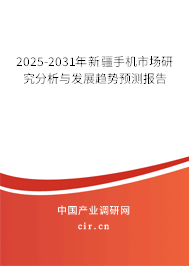 2025-2031年新疆手機(jī)市場研究分析與發(fā)展趨勢預(yù)測報告