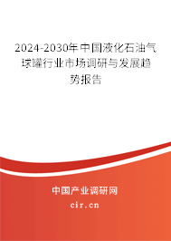 2024-2030年中國液化石油氣球罐行業(yè)市場調研與發(fā)展趨勢報告