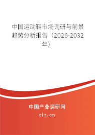 中國運(yùn)動鞋市場調(diào)研與前景趨勢分析報告（2026-2032年）