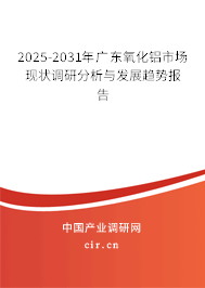 2025-2031年廣東氧化鋁市場現(xiàn)狀調(diào)研分析與發(fā)展趨勢報告