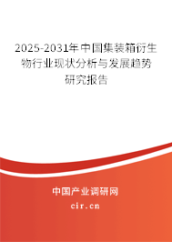 2025-2031年中國(guó)集裝箱衍生物行業(yè)現(xiàn)狀分析與發(fā)展趨勢(shì)研究報(bào)告 2025-2031年中國(guó)集裝箱衍生物行業(yè)現(xiàn)狀分析與發(fā)展趨勢(shì)研究報(bào)告