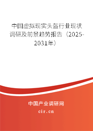 中國(guó)虛擬現(xiàn)實(shí)頭盔行業(yè)現(xiàn)狀調(diào)研及前景趨勢(shì)報(bào)告（2025-2031年）