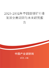 2025-2031年中國菱鎂礦行業(yè)發(fā)展全面調研與未來趨勢報告 2025-2031年中國菱鎂礦行業(yè)發(fā)展全面調研與未來趨勢報告