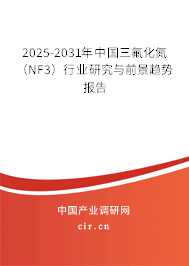 2025-2031年中國(guó)三氟化氮（NF3）行業(yè)研究與前景趨勢(shì)報(bào)告