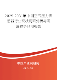 2025-2031年中國(guó)空氣壓力傳感器行業(yè)現(xiàn)狀調(diào)研分析與發(fā)展趨勢(shì)預(yù)測(cè)報(bào)告