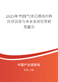 2025年中國氣體壓縮機市場現(xiàn)狀調(diào)查與未來發(fā)展前景趨勢報告 2025年中國氣體壓縮機市場現(xiàn)狀調(diào)查與未來發(fā)展前景趨勢報告