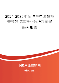 2024-2030年全球與中國數(shù)模音頻轉(zhuǎn)換器行業(yè)分析及前景趨勢報告