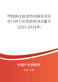 中國醫(yī)療保健物聯(lián)網(wǎng)發(fā)展現(xiàn)狀分析與前景趨勢(shì)預(yù)測(cè)報(bào)告（2025-2031年）
