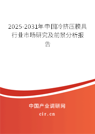 2025-2031年中國冷擠壓模具行業(yè)市場研究及前景分析報告 2025-2031年中國冷擠壓模具行業(yè)市場研究及前景分析報告