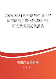 2025-2031年全球與中國半導(dǎo)體用球形二氧化硅填料行業(yè)研究及發(fā)展前景報告