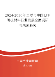 2024-2030年全球與中國(guó)LFP陰極材料行業(yè)發(fā)展全面調(diào)研與未來(lái)趨勢(shì)