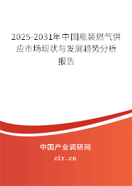 2025-2031年中國瓶裝燃?xì)夤?yīng)市場(chǎng)現(xiàn)狀與發(fā)展趨勢(shì)分析報(bào)告