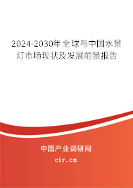 2024-2030年全球與中國水景燈市場現(xiàn)狀及發(fā)展前景報告