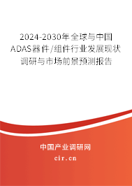 2024-2030年全球與中國(guó)ADAS器件/組件行業(yè)發(fā)展現(xiàn)狀調(diào)研與市場(chǎng)前景預(yù)測(cè)報(bào)告 2024-2030年全球與中國(guó)ADAS器件/組件行業(yè)發(fā)展現(xiàn)狀調(diào)研與市場(chǎng)前景預(yù)測(cè)報(bào)告