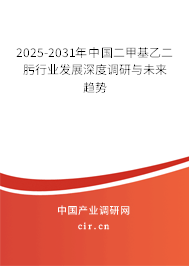 2025-2031年中國(guó)二甲基乙二肟行業(yè)發(fā)展深度調(diào)研與未來趨勢(shì) 2025-2031年中國(guó)二甲基乙二肟行業(yè)發(fā)展深度調(diào)研與未來趨勢(shì)