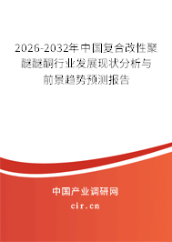 2026-2032年中國復合改性聚醚醚酮行業(yè)發(fā)展現(xiàn)狀分析與前景趨勢預測報告
