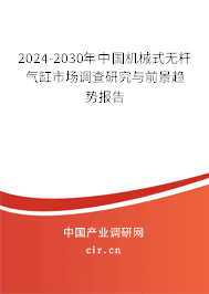 2024-2030年中國機械式無桿氣缸市場調(diào)查研究與前景趨勢報告