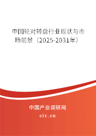 中國輪對轉盤行業(yè)現(xiàn)狀與市場前景（2025-2031年）