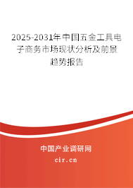 2025-2031年中國五金工具電子商務(wù)市場現(xiàn)狀分析及前景趨勢報告