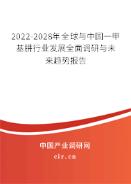 2022-2028年全球與中國(guó)一甲基肼行業(yè)發(fā)展全面調(diào)研與未來(lái)趨勢(shì)報(bào)告
