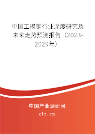 中國工模鋼行業(yè)深度研究及未來走勢預(yù)測報(bào)告（2023-2029年）