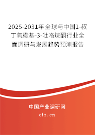 2025-2031年全球與中國1-叔丁氧碳基-3-吡咯烷酮行業(yè)全面調(diào)研與發(fā)展趨勢預測報告 2025-2031年全球與中國1-叔丁氧碳基-3-吡咯烷酮行業(yè)全面調(diào)研與發(fā)展趨勢預測報告