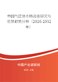中國氣缸體市場調(diào)查研究與前景趨勢分析（2025-2031年）