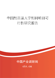 中國耐高溫人字形網(wǎng)項目可行性研究報告 中國耐高溫人字形網(wǎng)項目可行性研究報告
