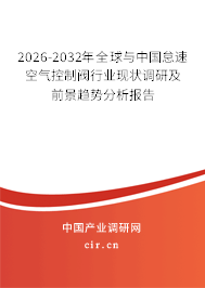 2026-2032年全球與中國怠速空氣控制閥行業(yè)現狀調研及前景趨勢分析報告