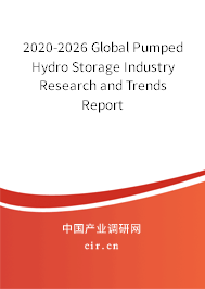 2020-2026 Global Pumped Hydro Storage Industry Research and Trends Report 2020-2026 Global Pumped Hydro Storage Industry Research and Trends Report