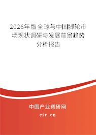2025年版全球與中國(guó)腳輪市場(chǎng)現(xiàn)狀調(diào)研與發(fā)展前景趨勢(shì)分析報(bào)告