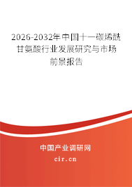 2024-2030年中國(guó)十一碳烯酰甘氨酸行業(yè)發(fā)展研究與市場(chǎng)前景報(bào)告 2024-2030年中國(guó)十一碳烯酰甘氨酸行業(yè)發(fā)展研究與市場(chǎng)前景報(bào)告