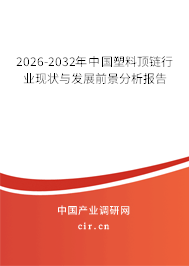 2026-2032年中國塑料頂鏈行業(yè)現狀與發(fā)展前景分析報告