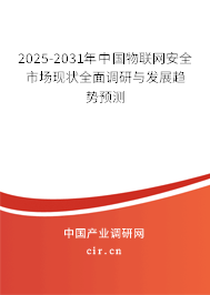 2024-2030年中國物聯(lián)網(wǎng)安全市場(chǎng)現(xiàn)狀全面調(diào)研與發(fā)展趨勢(shì)預(yù)測(cè)
