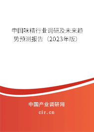中國味精行業(yè)調(diào)研及未來趨勢預(yù)測報告（2023年版）