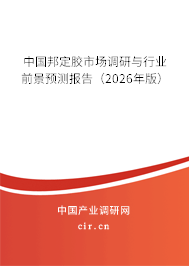 中國邦定膠市場調(diào)研與行業(yè)前景預(yù)測報(bào)告(2026年版) 中國邦定膠市場調(diào)研與行業(yè)前景預(yù)測報(bào)告(2026年版)