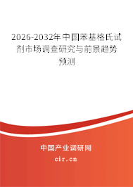 2026-2032年中國苯基格氏試劑市場調(diào)查研究與前景趨勢預(yù)測 2026-2032年中國苯基格氏試劑市場調(diào)查研究與前景趨勢預(yù)測