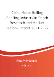 China Motor Rolling Bearing Industry In-Depth Research and Market Outlook Report 2021-2027