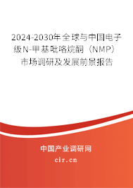 2024-2030年全球與中國電子級(jí)N-甲基吡咯烷酮（NMP）市場(chǎng)調(diào)研及發(fā)展前景報(bào)告
