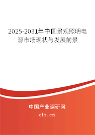 2026-2032年中國景觀照明電源市場現(xiàn)狀與發(fā)展前景 2026-2032年中國景觀照明電源市場現(xiàn)狀與發(fā)展前景