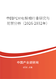 中國PEM電解槽行業(yè)研究與前景分析（2026-2032年）