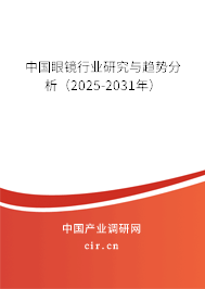 中國(guó)眼鏡行業(yè)研究與趨勢(shì)分析(2025-2031年) 中國(guó)眼鏡行業(yè)研究與趨勢(shì)分析(2025-2031年)