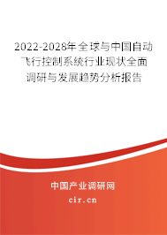 2022-2028年全球與中國自動飛行控制系統(tǒng)行業(yè)現(xiàn)狀全面調(diào)研與發(fā)展趨勢分析報告