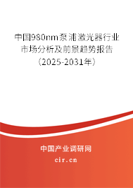 中國980nm泵浦激光器行業(yè)市場分析及前景趨勢報告(2025-2031年) 中國980nm泵浦激光器行業(yè)市場分析及前景趨勢報告(2025-2031年)