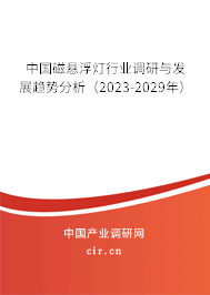 中國磁懸浮燈行業(yè)調研與發(fā)展趨勢分析（2023-2029年）