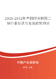 2026-2032年中國帕米膦酸二鈉行業(yè)現(xiàn)狀與發(fā)展趨勢預測