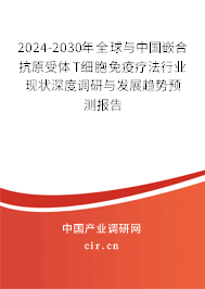 2024-2030年全球與中國嵌合抗原受體T細胞免疫療法行業(yè)現(xiàn)狀深度調(diào)研與發(fā)展趨勢預測報告